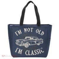 Funny Car Im Not Old Im Classic Old Man Gift Tote Bag thumb 0