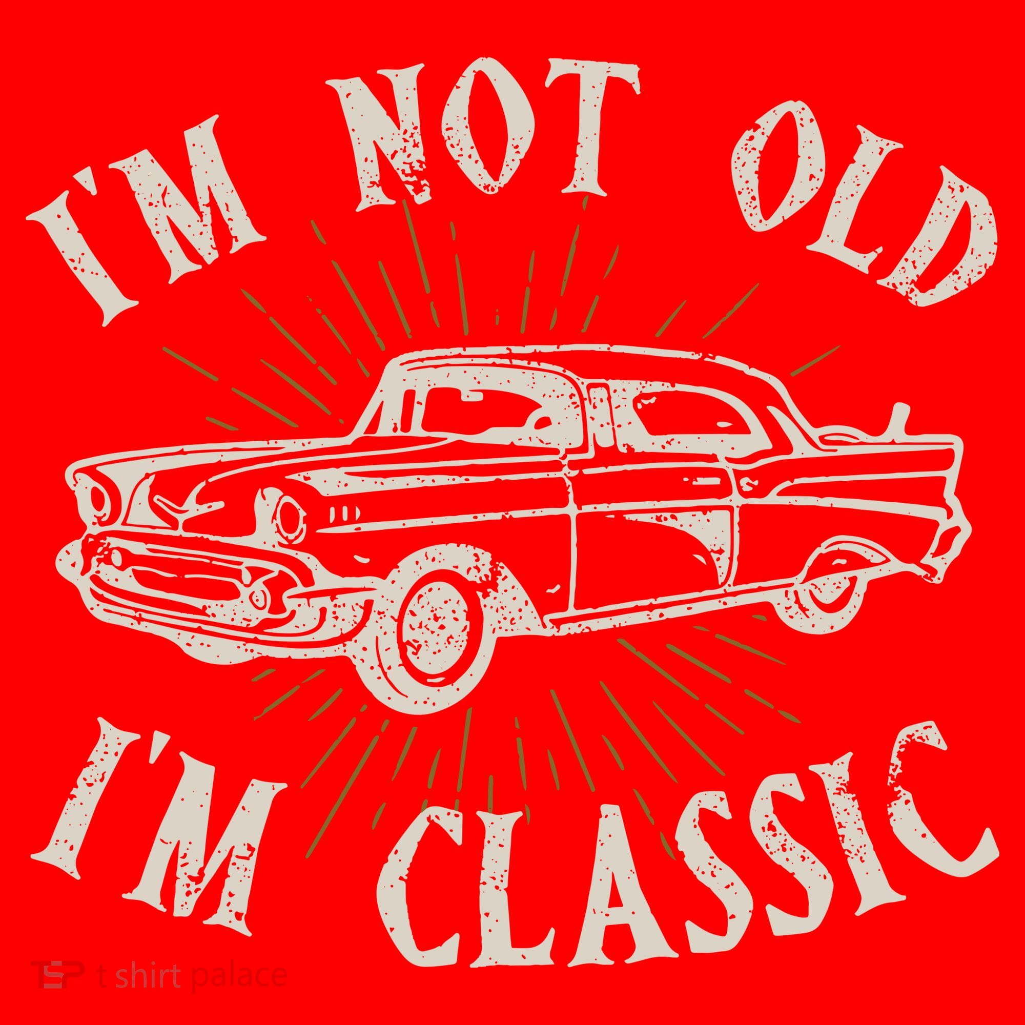 Funny Car Im Not Old Im Classic Old Man Gift Santa Hat