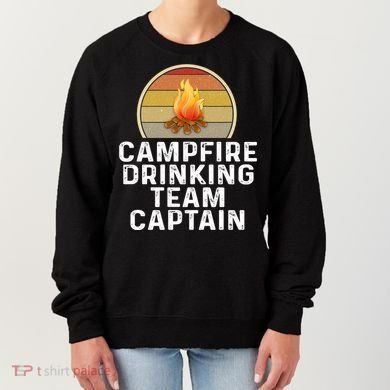 Funny Campfire Ing Team Captain Camp Camping Outdoor Gift Women's Sweatshirt