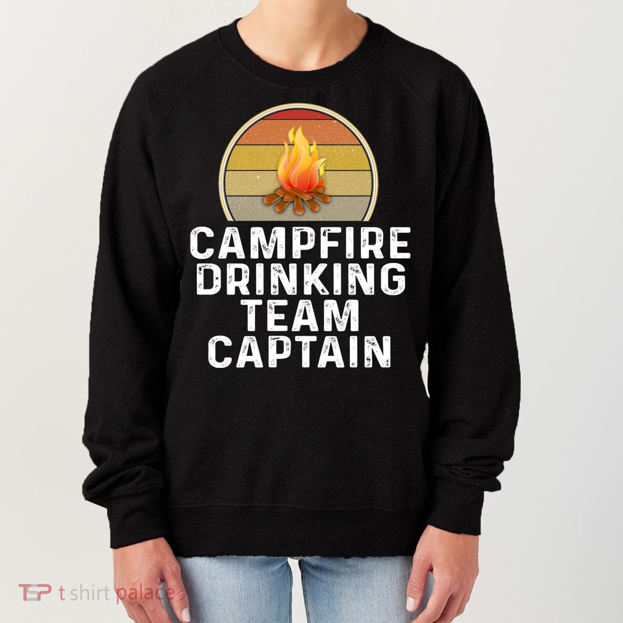 Funny Campfire Ing Team Captain Camp Camping Outdoor Gift Women's Sweatshirt
