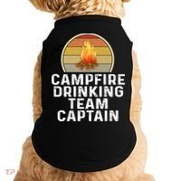 Funny Campfire Ing Team Captain Camp Camping Outdoor Gift Doggie Tank thumb 0
