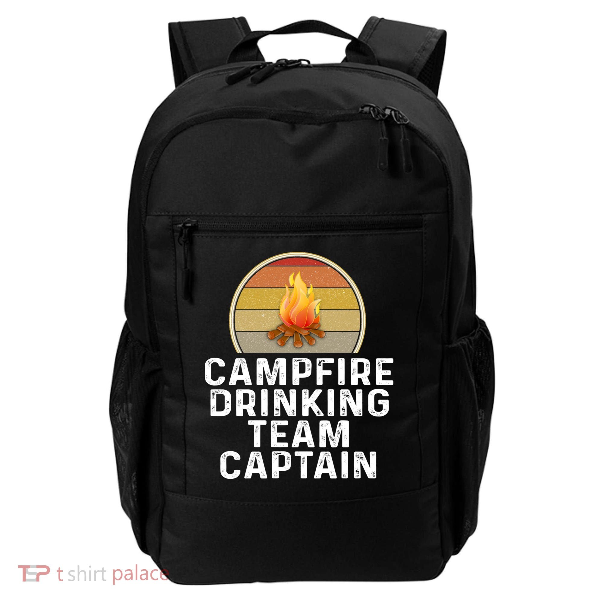 Funny Campfire Ing Team Captain Camp Camping Outdoor Gift Backpack