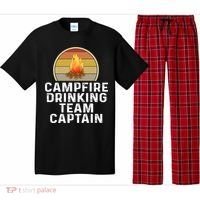 Funny Campfire Ing Team Captain Camp Camping Outdoor Gift Pajama Set thumb 0