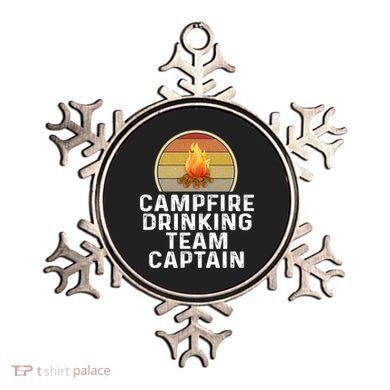 Funny Campfire Ing Team Captain Camp Camping Outdoor Gift Ornament