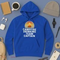 Funny Campfire Ing Team Captain Camp Camping Outdoor Gift Hoodie thumb 3