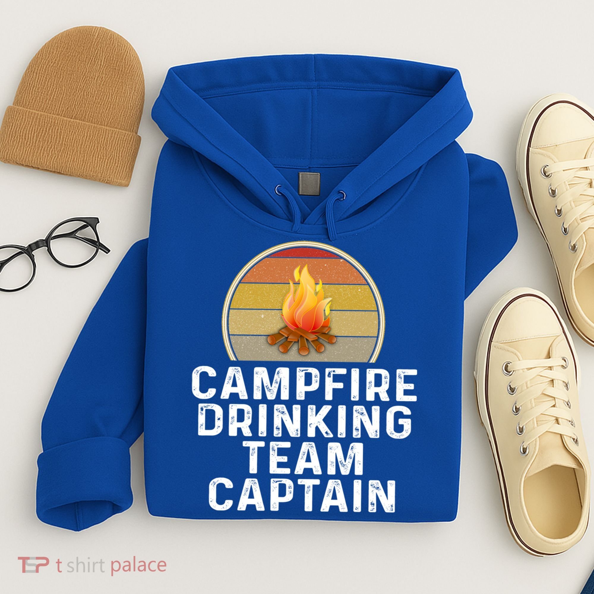 Funny Campfire Ing Team Captain Camp Camping Outdoor Gift Hoodie