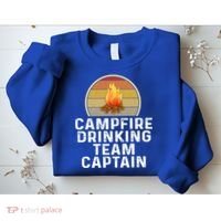 Funny Campfire Ing Team Captain Camp Camping Outdoor Gift Sweatshirt thumb 2
