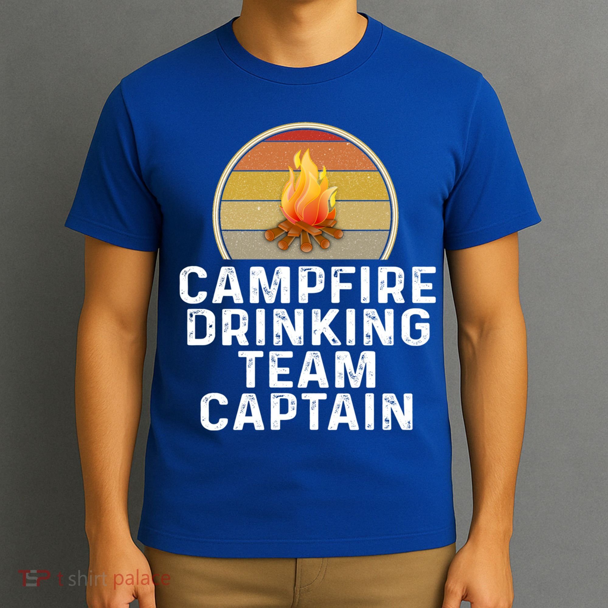 Funny Campfire Ing Team Captain Camp Camping Outdoor Gift T-Shirt