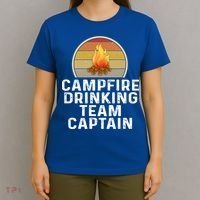 Funny Campfire Ing Team Captain Camp Camping Outdoor Gift T-Shirt thumb 4