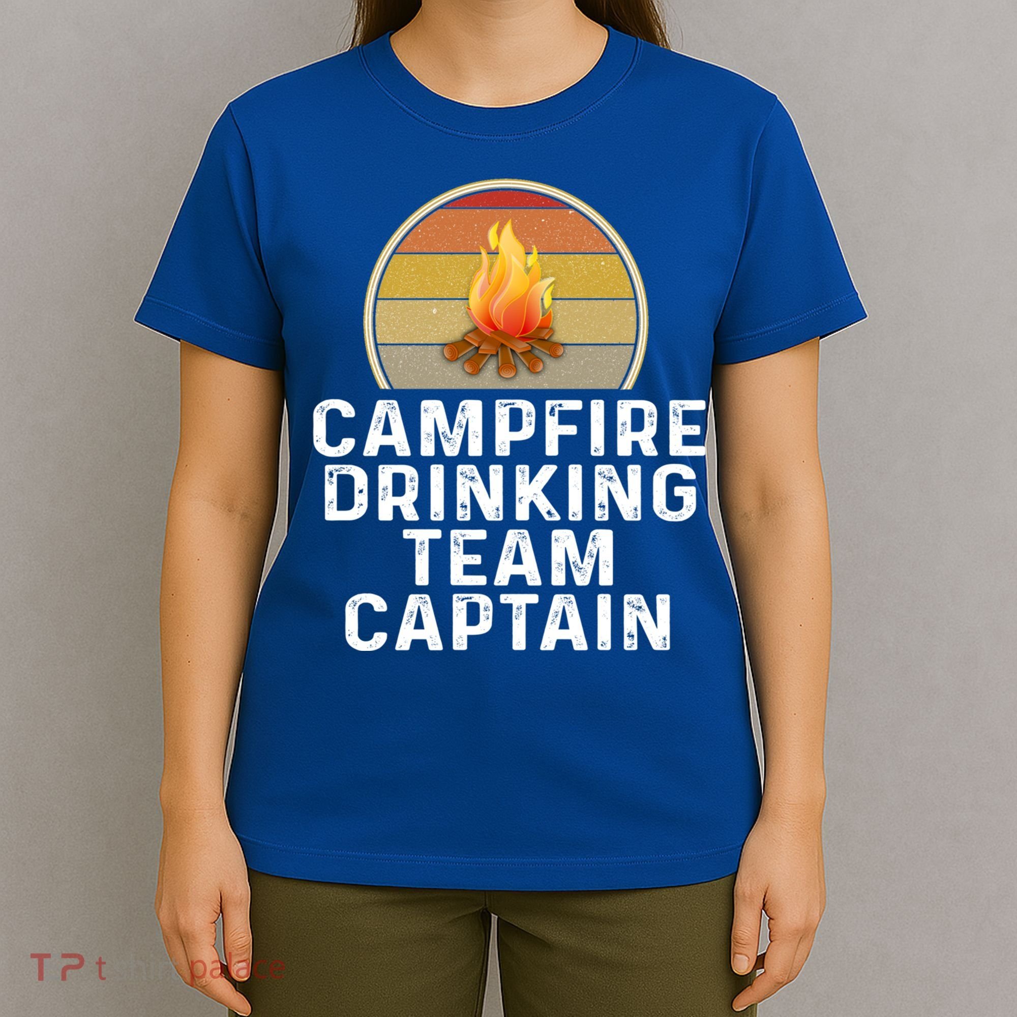 Funny Campfire Ing Team Captain Camp Camping Outdoor Gift T-Shirt