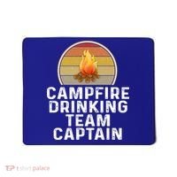 Funny Campfire Ing Team Captain Camp Camping Outdoor Gift Mousepad thumb 0
