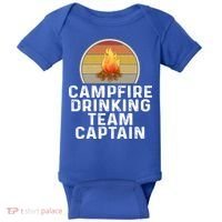 Funny Campfire Ing Team Captain Camp Camping Outdoor Gift Baby Bodysuit thumb 0