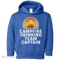 Funny Campfire Ing Team Captain Camp Camping Outdoor Gift Toddler Hoodie thumb 0