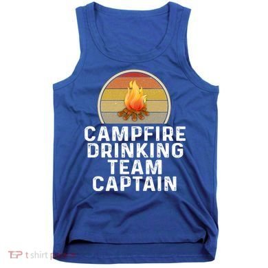 Funny Campfire Ing Team Captain Camp Camping Outdoor Gift Tank Top