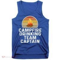 Funny Campfire Ing Team Captain Camp Camping Outdoor Gift Tank Top thumb 0
