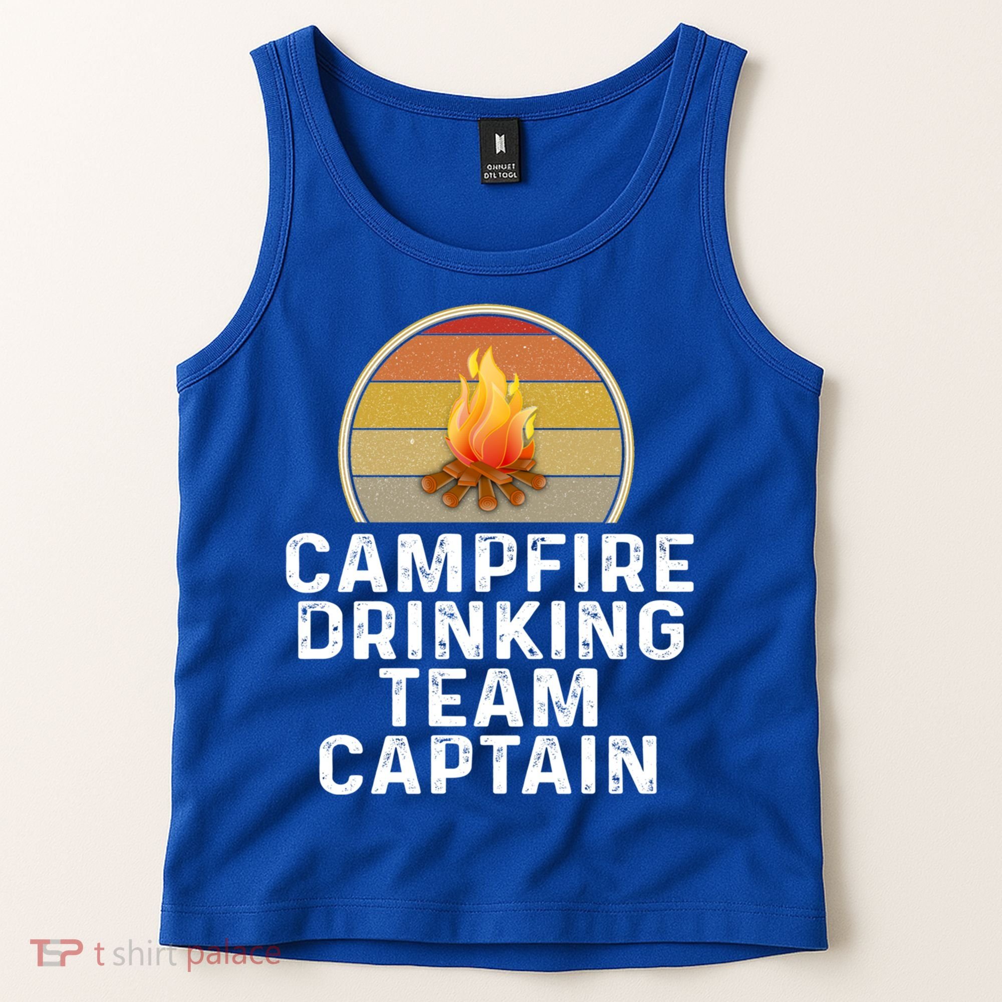 Funny Campfire Ing Team Captain Camp Camping Outdoor Gift Tank Top