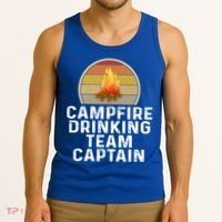 Funny Campfire Ing Team Captain Camp Camping Outdoor Gift Tank Top thumb 3