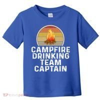 Funny Campfire Ing Team Captain Camp Camping Outdoor Gift Toddler T-Shirt thumb 0