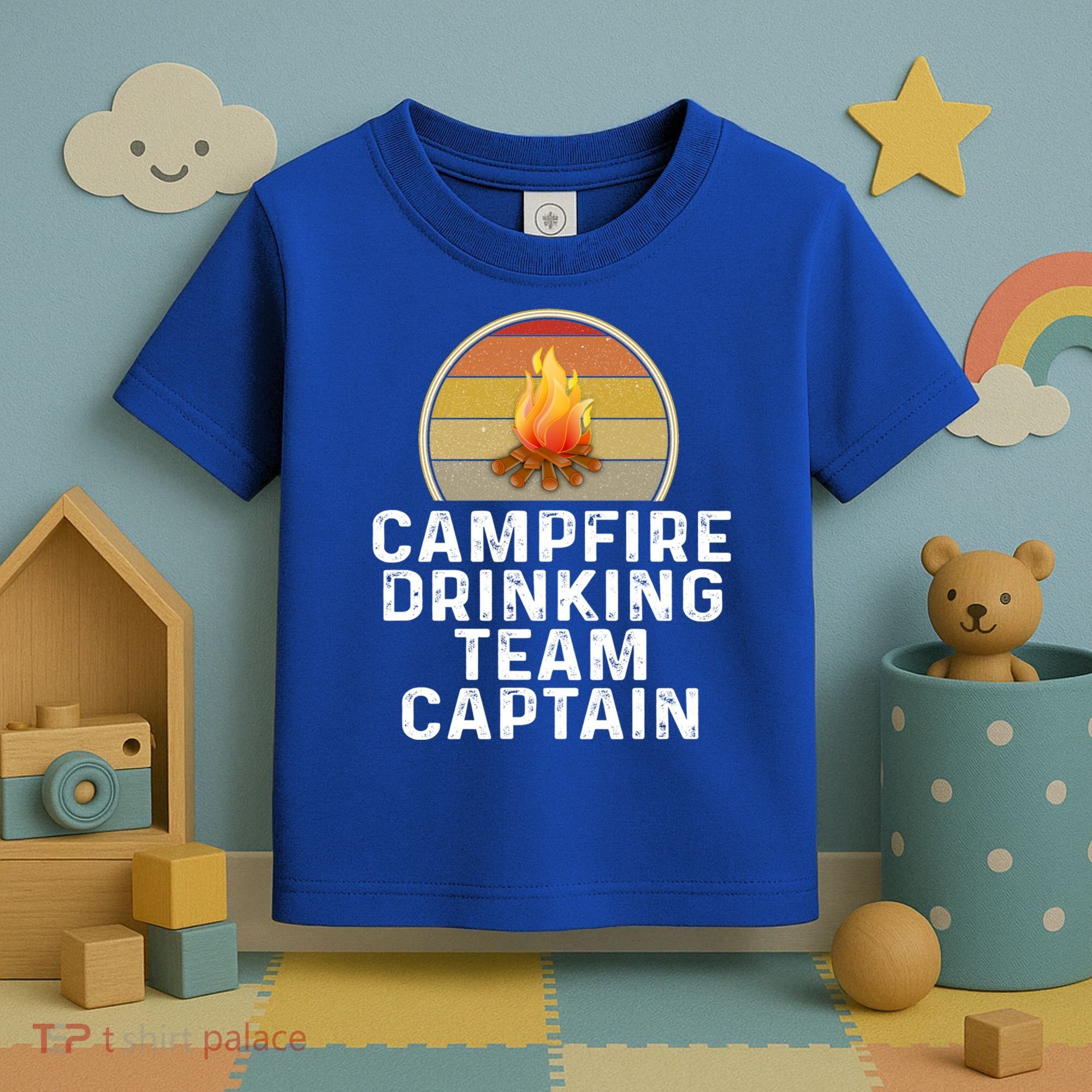 Funny Campfire Ing Team Captain Camp Camping Outdoor Gift Toddler T-Shirt