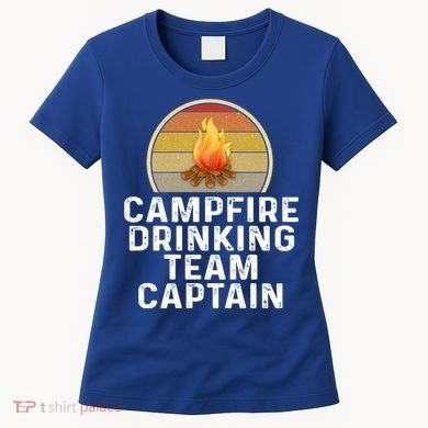 Funny Campfire Ing Team Captain Camp Camping Outdoor Gift Women's T-Shirt