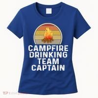 Funny Campfire Ing Team Captain Camp Camping Outdoor Gift Women's T-Shirt thumb 0