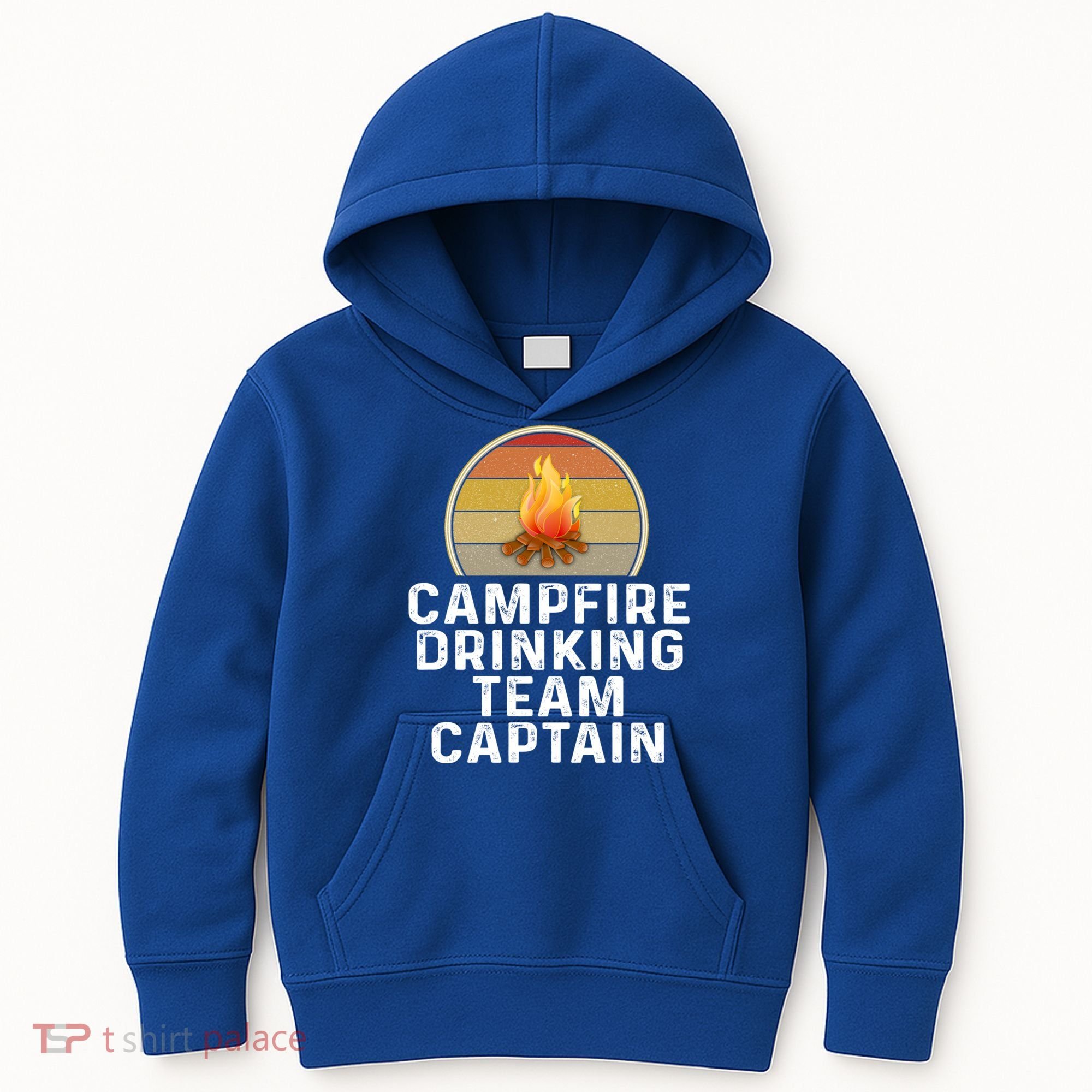Funny Campfire Ing Team Captain Camp Camping Outdoor Gift Kids Hoodie