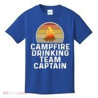 Funny Campfire Ing Team Captain Camp Camping Outdoor Gift Kids T-Shirt thumb 0