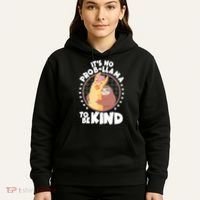 Funny Cute It's No ProbLlama To Be Kind Hoodie thumb 5