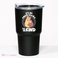 Funny Cute It's No ProbLlama To Be Kind Tumbler thumb 0