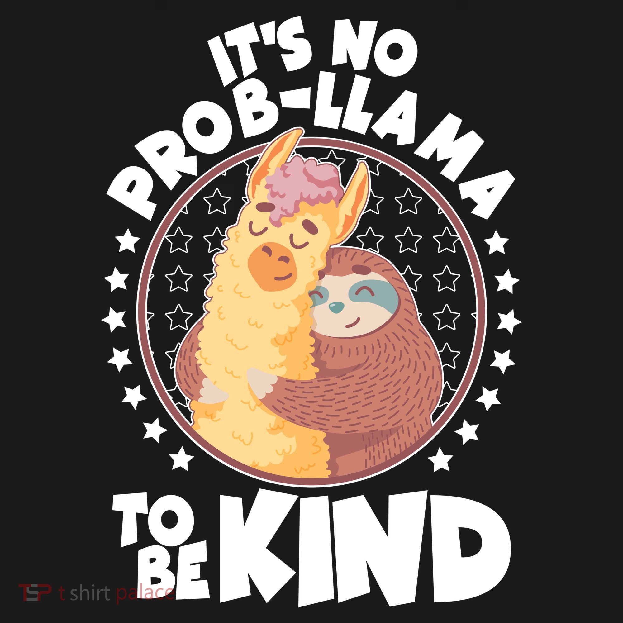 Funny Cute It's No ProbLlama To Be Kind Tote Bag