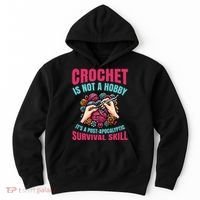 Funny Crochet Is Not A Hobby Hoodie thumb 0
