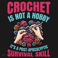 Funny Crochet Is Not A Hobby Apron thumb 3