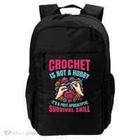 Funny Crochet Is Not A Hobby Backpack thumb 0