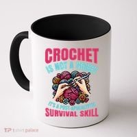 Funny Crochet Is Not A Hobby Coffee Mug thumb 0