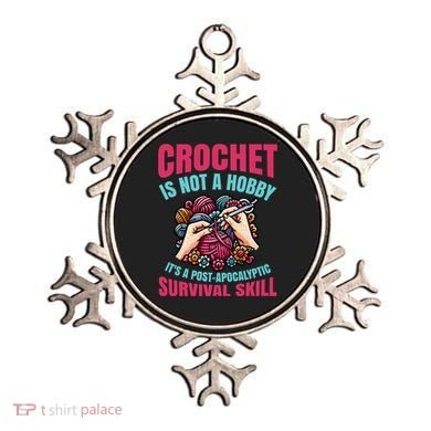 Funny Crochet Is Not A Hobby Ornament