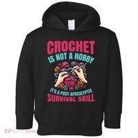 Funny Crochet Is Not A Hobby Toddler Hoodie thumb 0