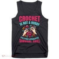 Funny Crochet Is Not A Hobby Tank Top thumb 0