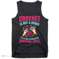 Funny Crochet Is Not A Hobby Tank Top thumb 0