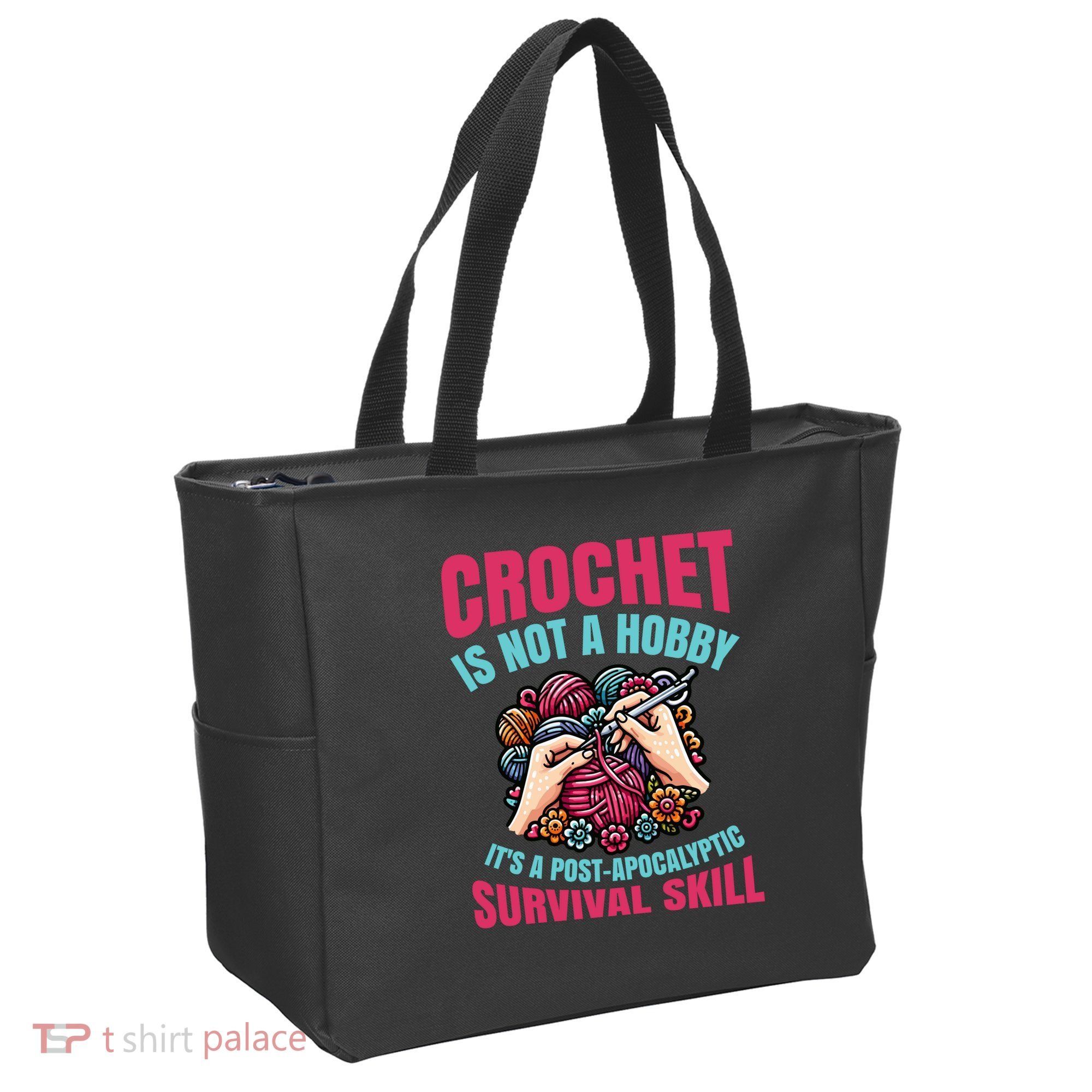 Funny Crochet Is Not A Hobby Tote Bag