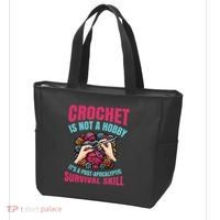 Funny Crochet Is Not A Hobby Tote Bag thumb 3