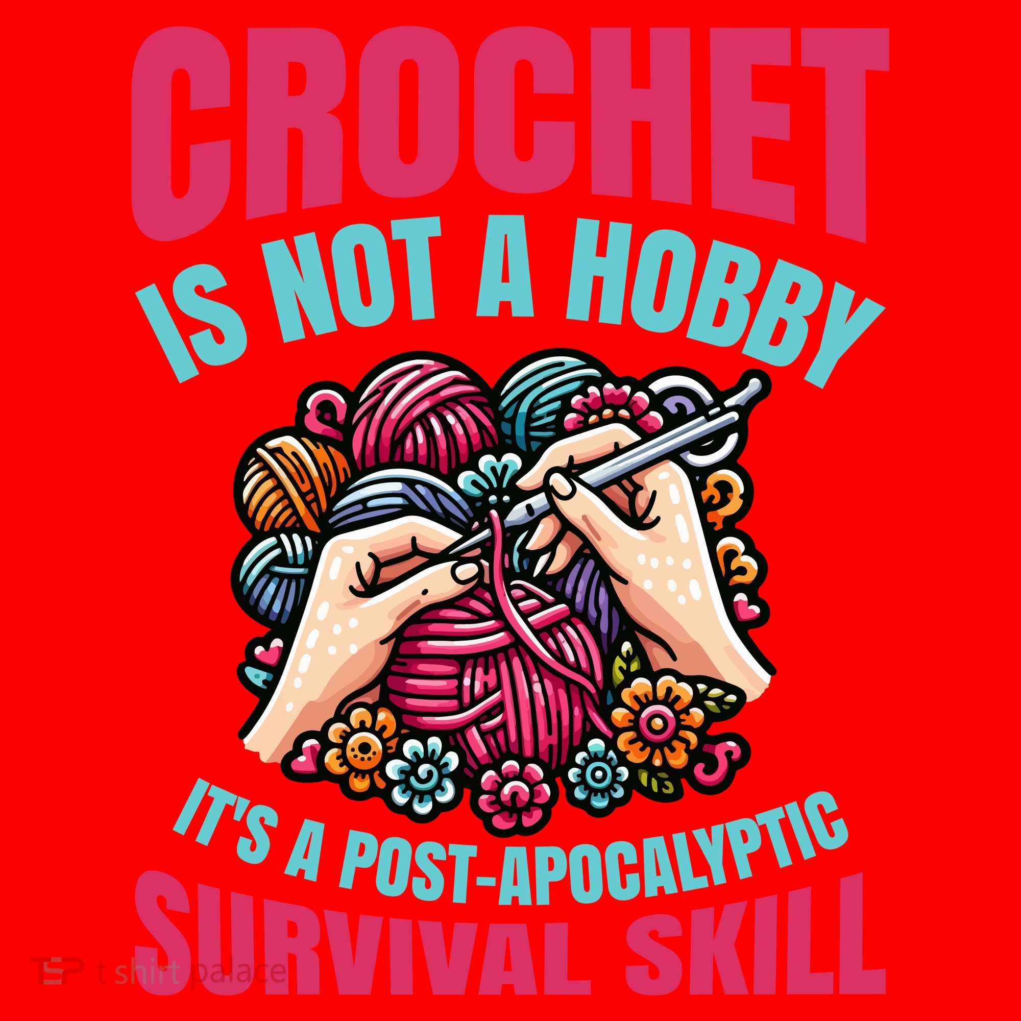 Funny Crochet Is Not A Hobby Santa Hat