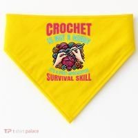 Funny Crochet Is Not A Hobby USA-Made Doggie Bandana thumb 0