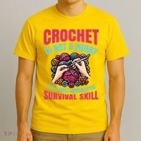 Funny Crochet Is Not A Hobby T-Shirt thumb 3