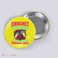 Funny Crochet Is Not A Hobby Button thumb 0
