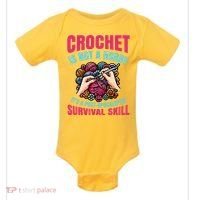 Funny Crochet Is Not A Hobby Baby Bodysuit thumb 0