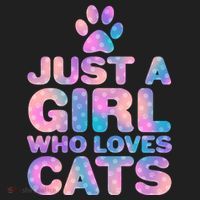 Funny Cute Just A Girl Who Loves Cats Hat thumb 2