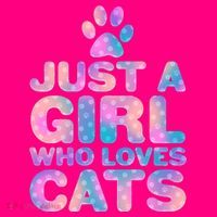 Funny Cute Just A Girl Who Loves Cats Long Sleeve Shirt thumb 2
