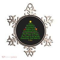 Funny Christmas Jesus Wonderful Counselor Mighty God Ornament thumb 0