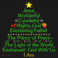 Funny Christmas Jesus Wonderful Counselor Mighty God Ornament thumb 1