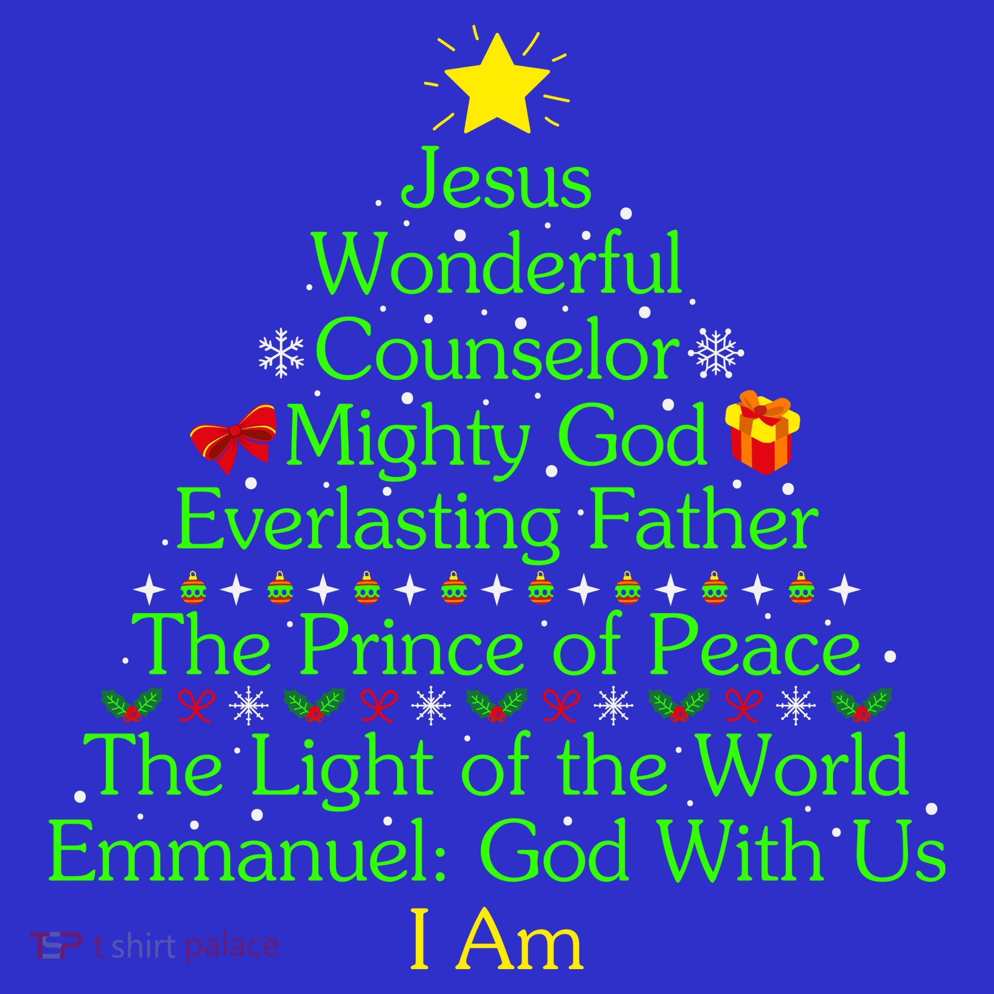 Funny Christmas Jesus Wonderful Counselor Mighty God Coaster
